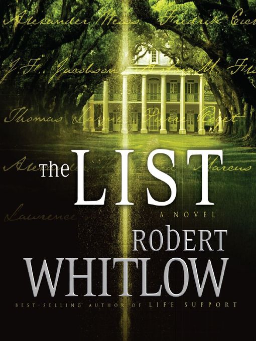 Title details for The List by Robert Whitlow - Available